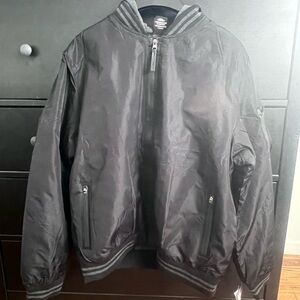 Ring of Fire Men's Charcoal Bomber Jacket
